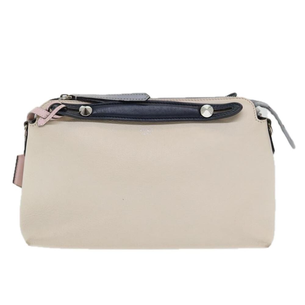 Fendi Leather Handbag Beige